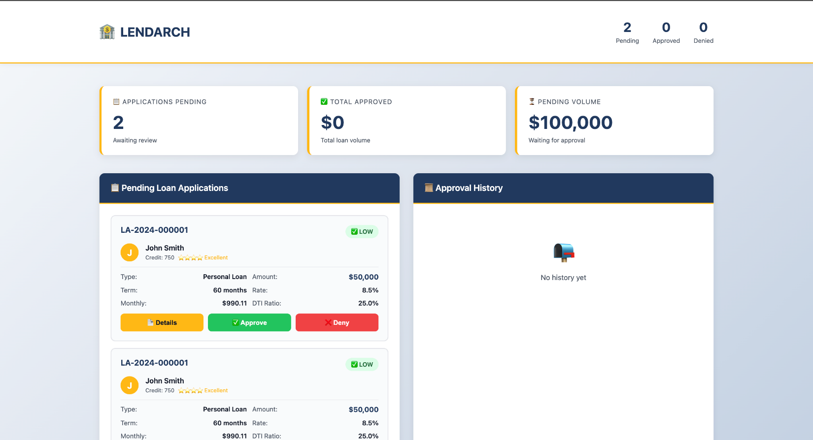 Mortgage Pipeline - Frontend